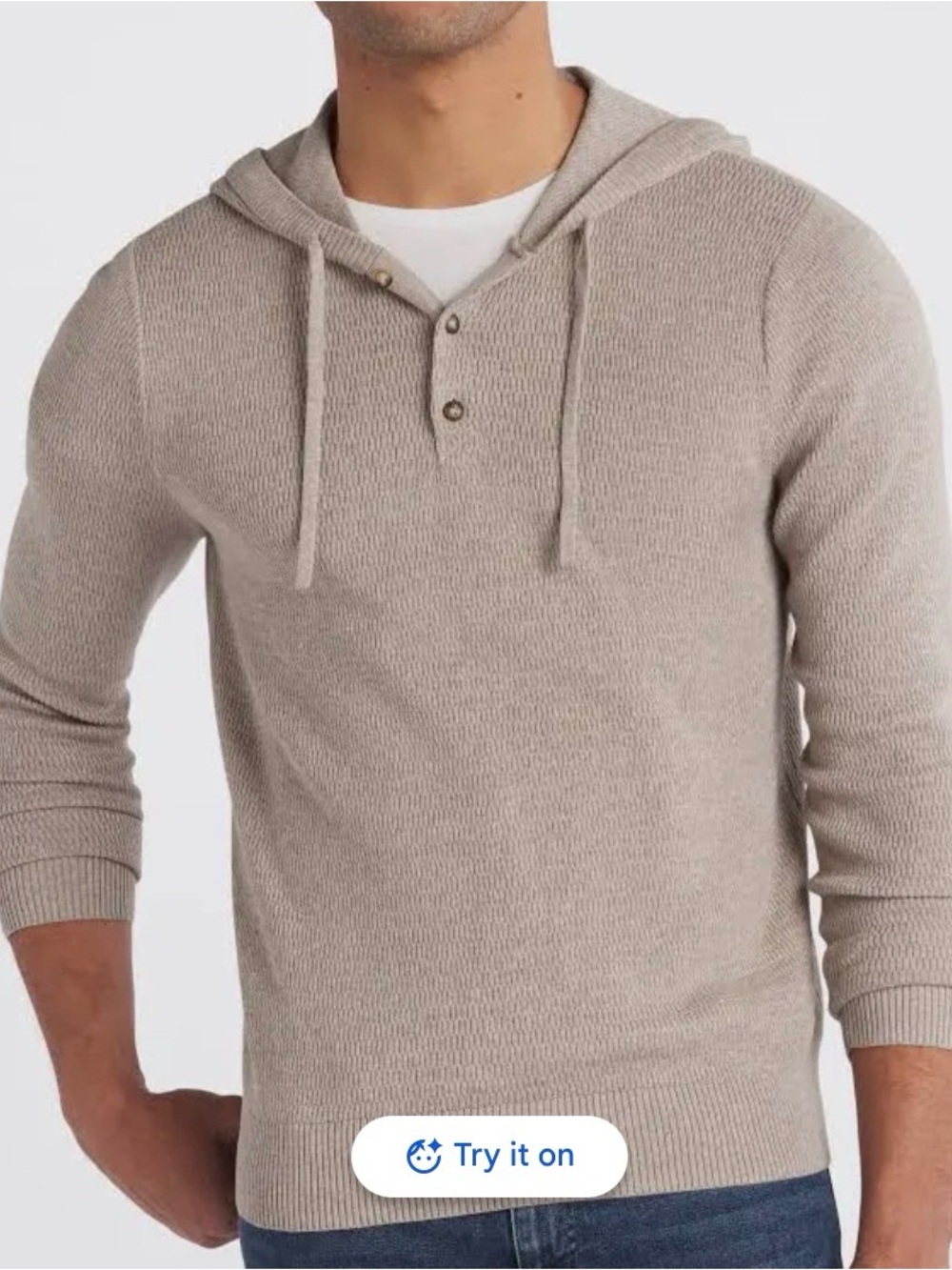 Hawker Rye Tony Thermal Hoodie - Beige